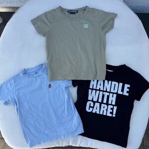 Gramicci Kids Acne Studios nununu 3-Piece Tee Bundle Fits 4-5Y